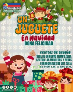 “Un Juguete en Navidad”: UNT lleva esperanza y alegría a niños zulianos