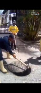 Operativo de mantenimiento en alcantarillas avanza en El Hatillo