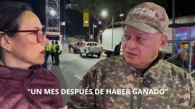 Se le chispoteo – ¿Diosdado Cabello admite victoria de González y Machado?